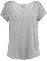 Thumbnail for your product : DKNY Two-Tone Stretch-Modal Top