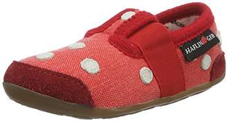 Haflinger Unisex Kids’ Punktino Slippers Red Size: 24 (M)
