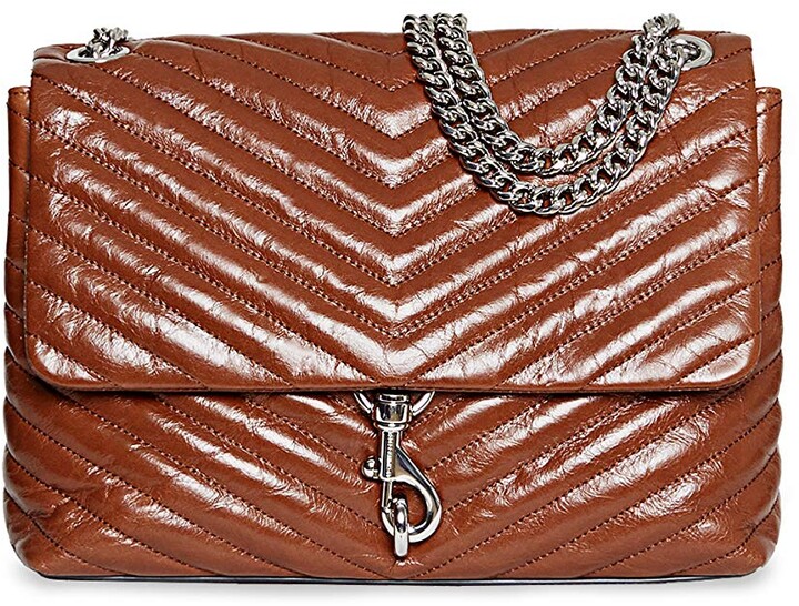 rebecca minkoff women's edie flap shoulder bolsa