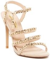 Thumbnail for your product : Liliana Golden Chain Link Stiletto Sandal