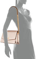 Thumbnail for your product : Tory Burch Robinson Metallic Leather Flap Shoulder Bag