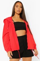Thumbnail for your product : boohoo Hooded Windbreaker