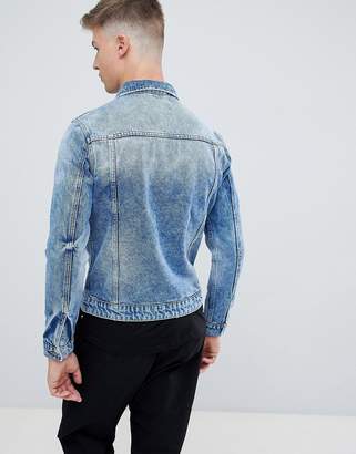 ONLY & SONS Denim Jacket In Washed Blue