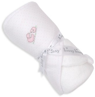 Kissy Kissy Baby Girl's Sheep Scramble Towel & Mitten Set