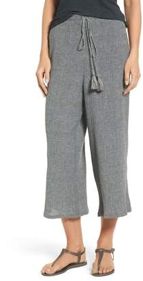 BP Crinkled Wide Leg Crop Pants