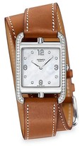 Thumbnail for your product : Hermes Cape Cod 29MM Stainless Steel & Leather Strap Watch