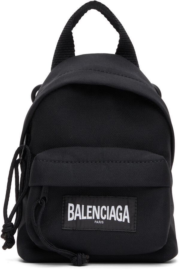 Balenciaga Black Nylon Mini Backpack ShopStyle