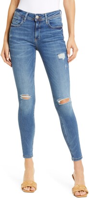 River Island Amelie Deejay Distressed Jeans - ShopStyle