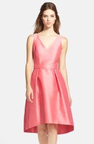 Thumbnail for your product : Alfred Sung Satin High/Low Fit & Flare Dress (Online Only)