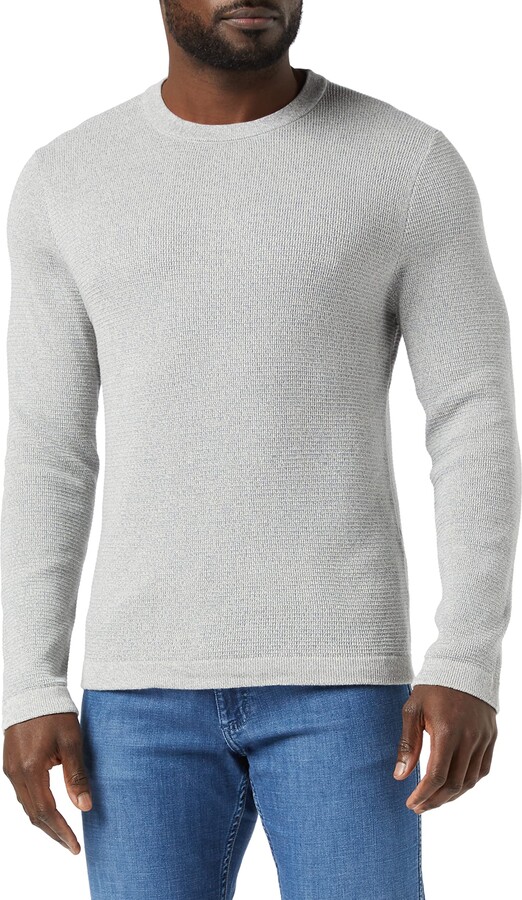 Selected Men's SLHROCKS LS Knit Crew Neck W NOOS Pullover Sweater
