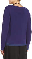 Thumbnail for your product : Eileen Fisher Long-Sleeve Nylon Cord Top