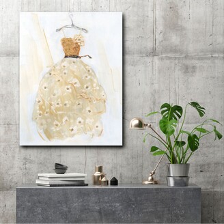 Courtside Market Ball Gown I 20" x 24" Gallery-Wrapped Canvas Wall Art