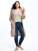 Thumbnail for your product : Old Navy Relaxed Plus-Size Extra-Long Cardi