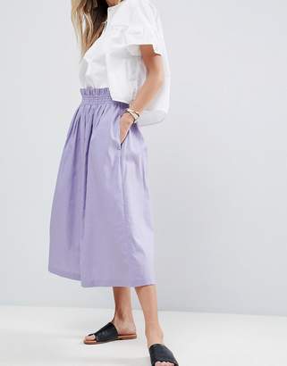 ASOS Tailored Linen Prom Skirt