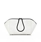 Thumbnail for your product : Alexander Wang Exclusive Large Chastity Make Up Pouch In Chalk
