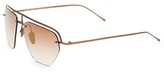 Thumbnail for your product : Smoke X Mirrors The Line-1 52MM Aviator Browline Sunglasses