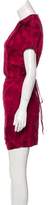 Thumbnail for your product : Isabel Marant Geometric Mini Dress Red Geometric Mini Dress
