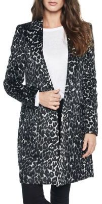 Bardot Mini Leopard Print Coat