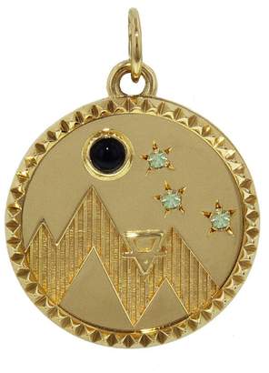 Foundrae Earth Badge Element Medallion - Yellow Gold