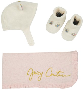 Juicy Couture Outlet - BABY KNIT TIVIOLI FLORAL BOXED ACCESSORIES SET
