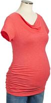 Thumbnail for your product : Old Navy Maternity Slub-Knit Cowl-Neck Tees