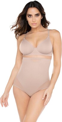 Miraclesuit Sexy Sheer Extra Firm Hi-Waist Shaping Thong for Extra Firm Invisible Shape