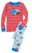 Thumbnail for your product : Hatley 'Just Plane Tired' Two-Piece Fitted Pajamas (Toddler Boys, Little Boys & Big Boys)