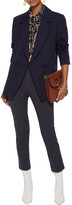 Thumbnail for your product : Derek Lam 10 Crosby Cropped Pinstriped Stretch-cotton Slim-leg Pants