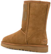 Thumbnail for your product : UGG Classic Short Rubber Logo Boots