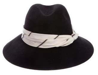 Brunello Cucinelli Cashmere Wide Brim Hat