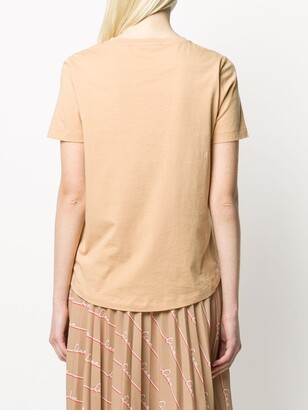 Chinti and Parker 'beige' crew-neck T-shirt