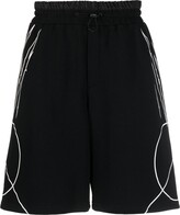 Thumbnail for your product : Plein Sport Scratch elasticated waist shorts