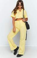 Thumbnail for your product : Bb X Rahnee Sage Linen Pants Yellow