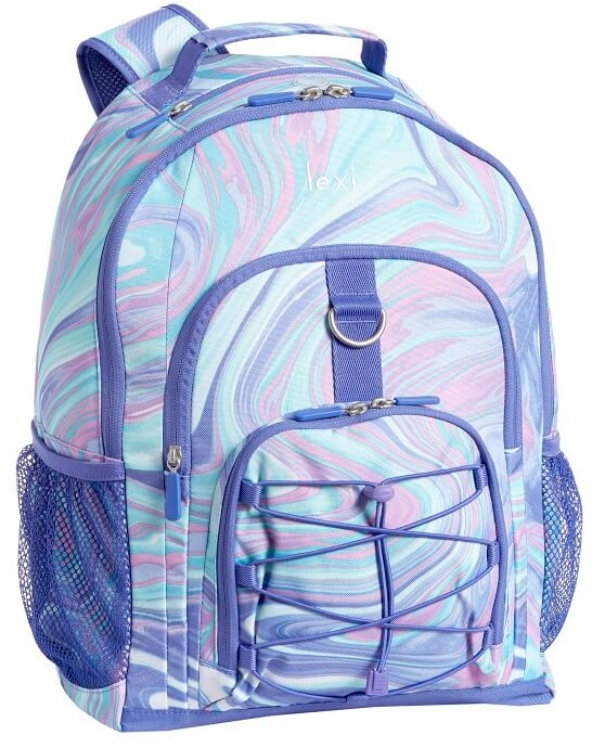 pink marble backpack