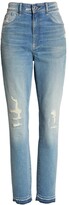 Thumbnail for your product : G Star Kafey Distressed Ultra High Waist Released Hem Skinny Jeans