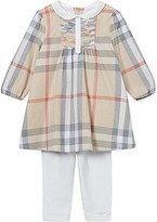 Thumbnail for your product : Burberry Nova check dress and leggings set 1 month