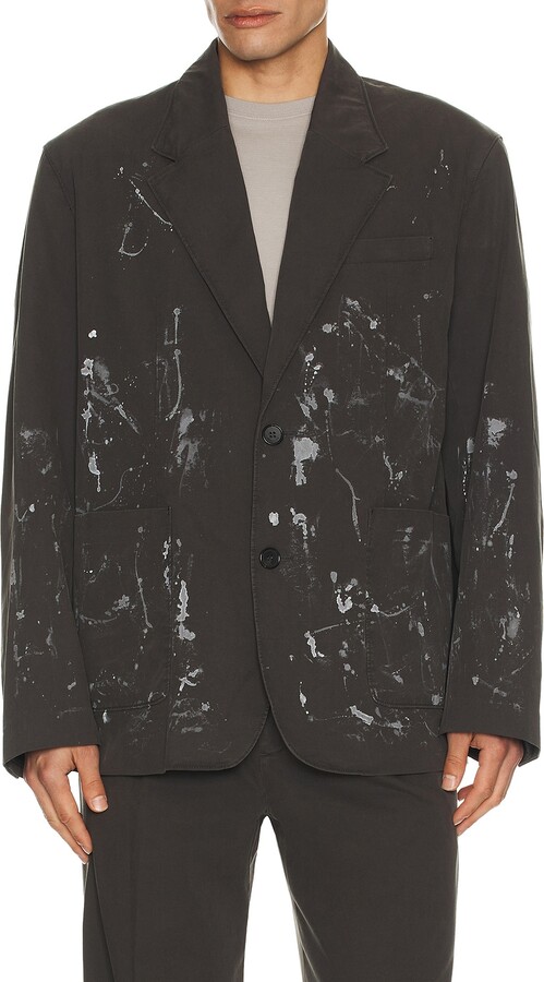 we11done Painted Jacket in Grey