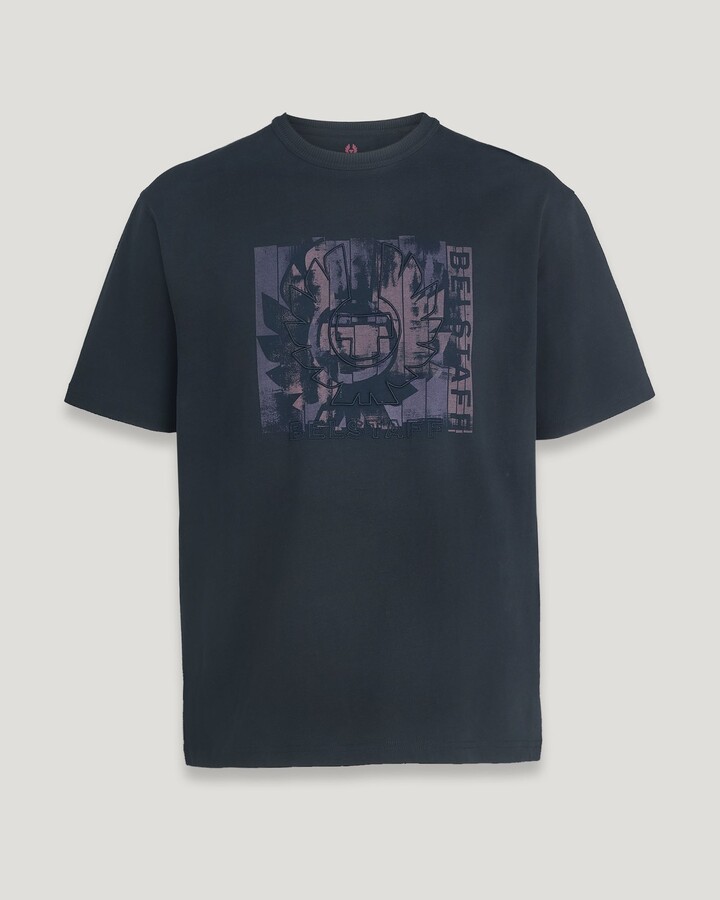 Belstaff Cut Up Graphic T-shirt Heavy Cotton Jersey ShopStyle