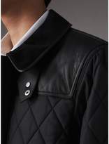 Thumbnail for your product : Burberry Lambskin Yoke Diamond Quilted Jacket