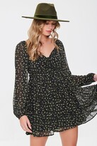 Thumbnail for your product : Forever 21 Ditsy Floral Print Mini Dress
