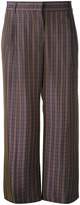 Thumbnail for your product : Aspesi checked cropped trousers