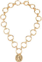 Thumbnail for your product : Panacea Circle-Link Coin Collar Necklace