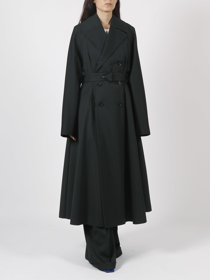 Women's Wool Gabardine Coat | ShopStyle
