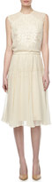 Thumbnail for your product : Catherine Deane Ondrea Sleeveless Eyelet & Embroidered Dress, Cream