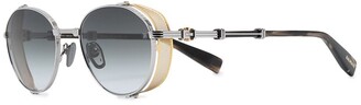 Balmain Eyewear Square Tinted Sunglasses