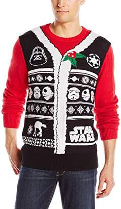Star Wars Men's Darth Vader Holiday Sweater Vest