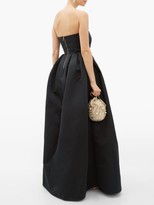 Thumbnail for your product : Rochas Bow-bodice Puffed Satin Gown - Black