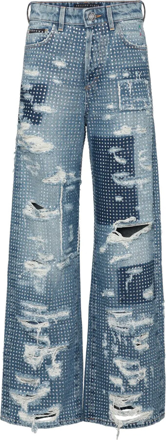 Philipp Plein Skater Row jeans