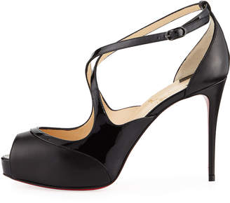 Christian Louboutin Mirabella Strappy 100mm Red Sole Pumps