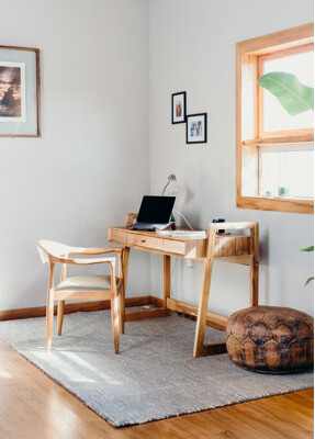 Masaya & Co Casares Solid Wood Desk